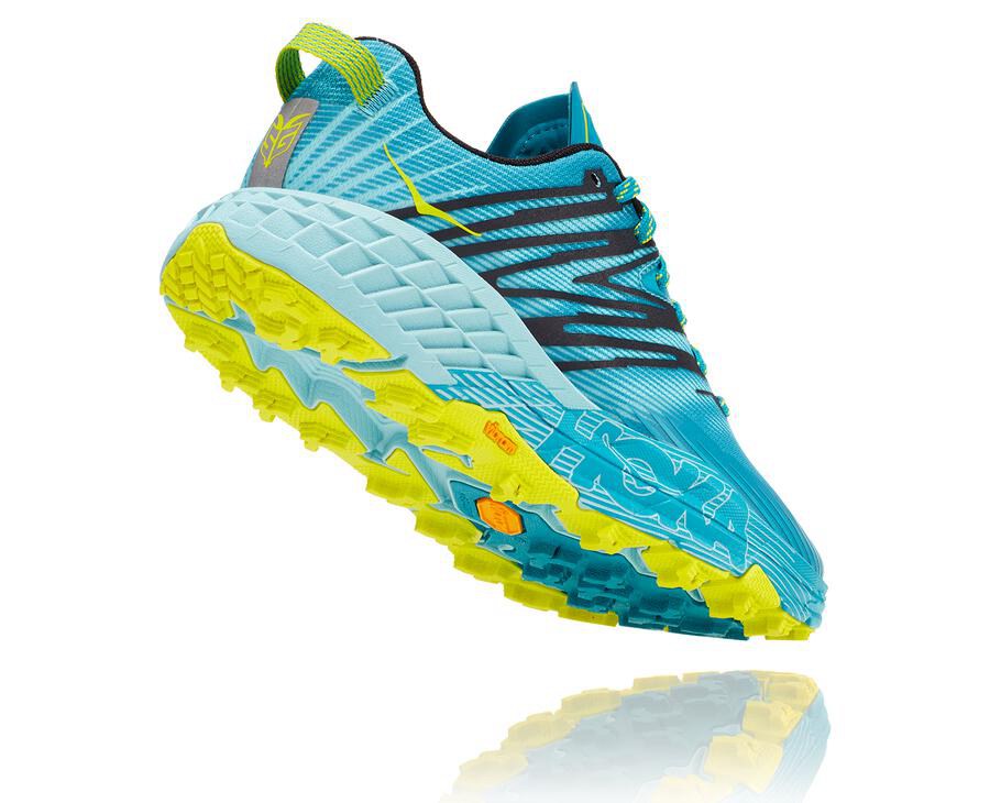 Hoka Australia One One Speedgoat 4 - Womens Trail Shoes Turquoise - MDVWU-8063